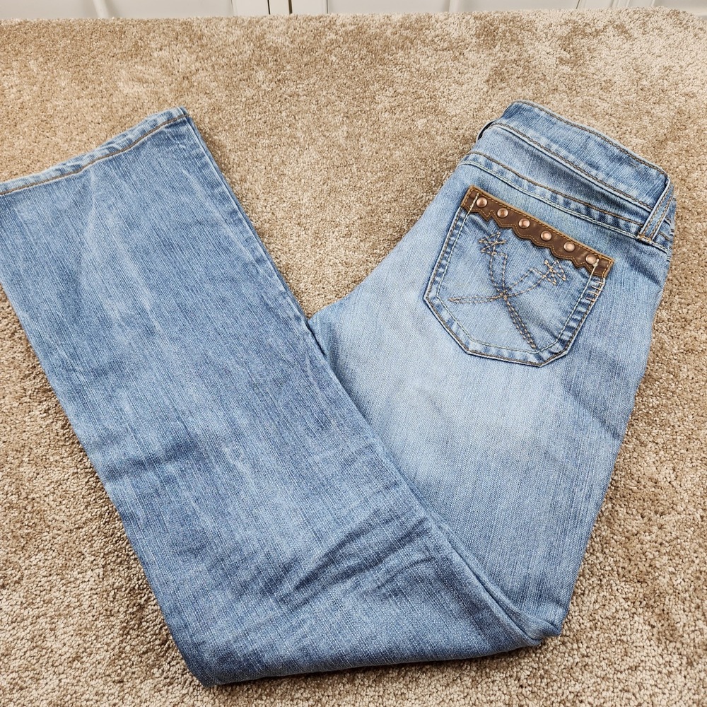 Twenty X Houston Size 5‎ x 32 Low Rise Bootcut Light Wash Jeans W30 L30